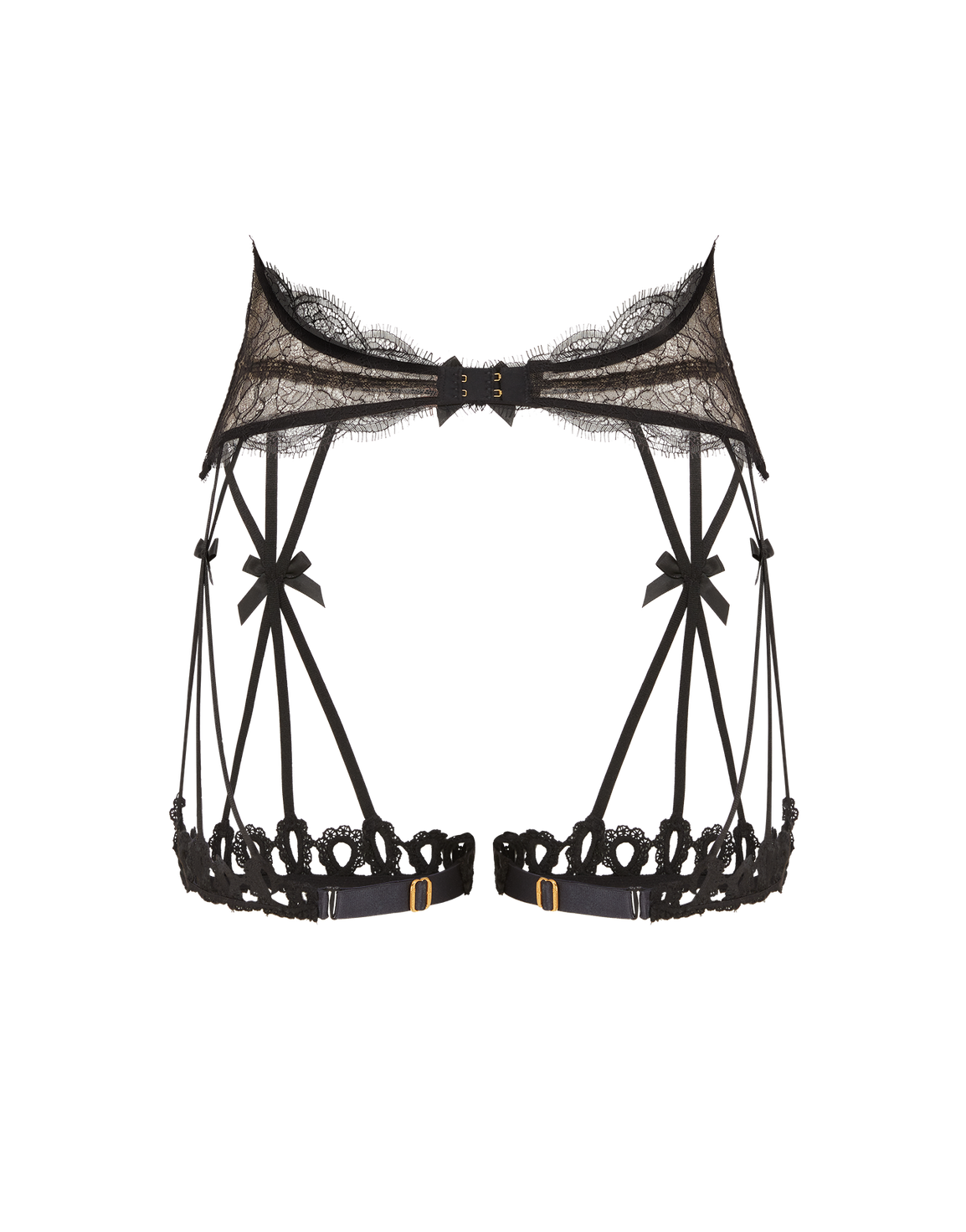 Delphina Suspender Black | Agent Provocateur