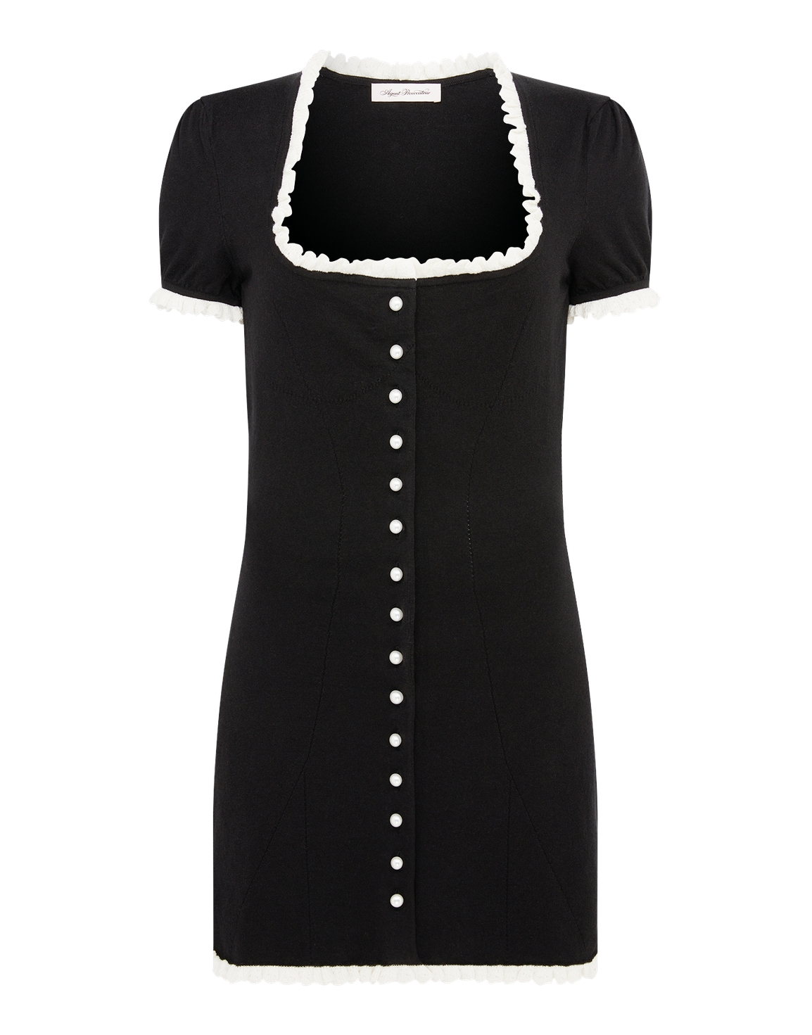 Dottiea Mini Dress Black/White | Agent Provocateur