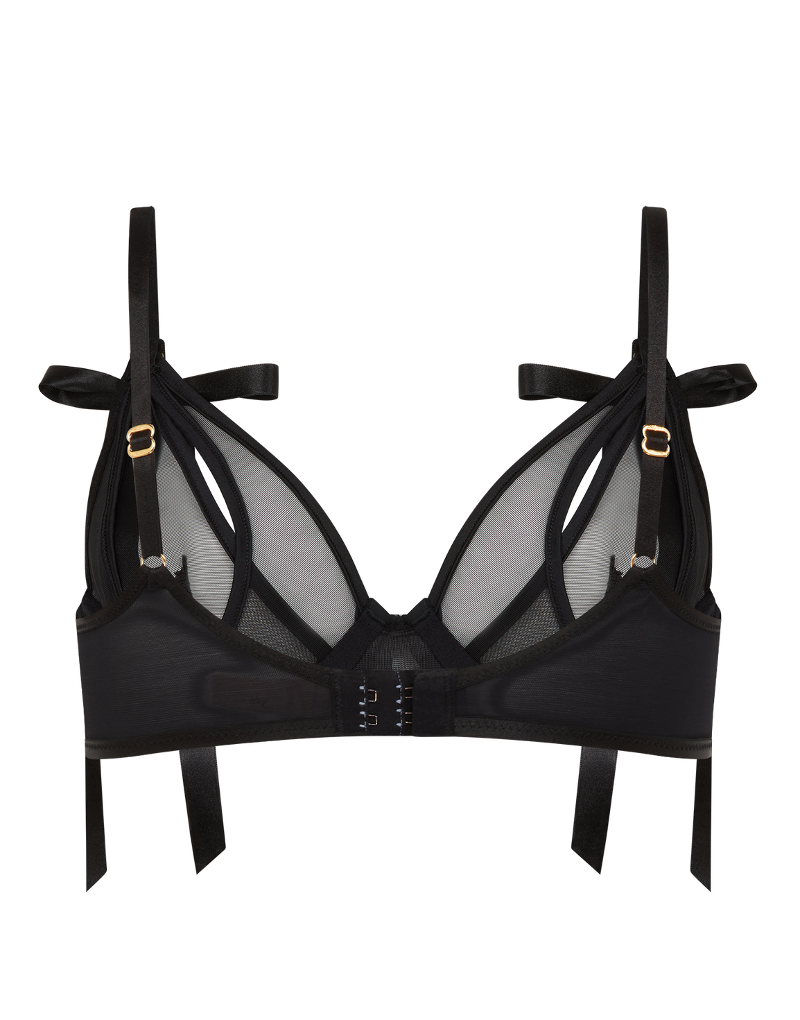 Fizzie Plunge Underwired Bra Black | Agent Provocateur