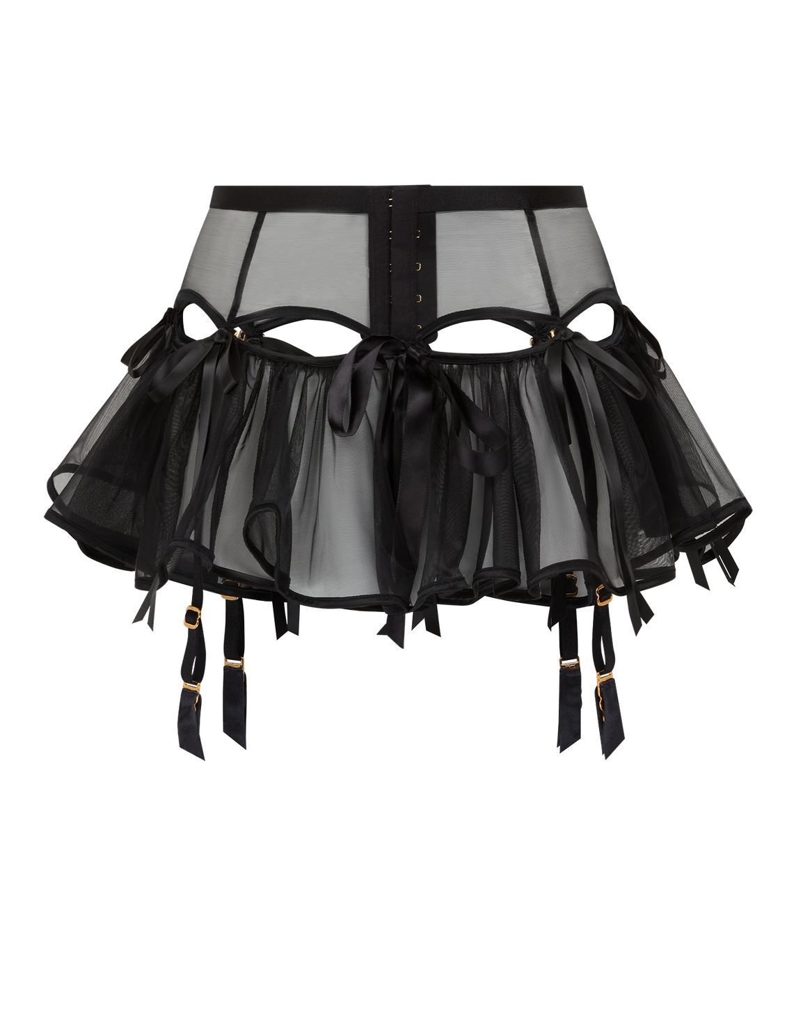 Fizzie Suspender Skirt Black | Agent Provocateur
