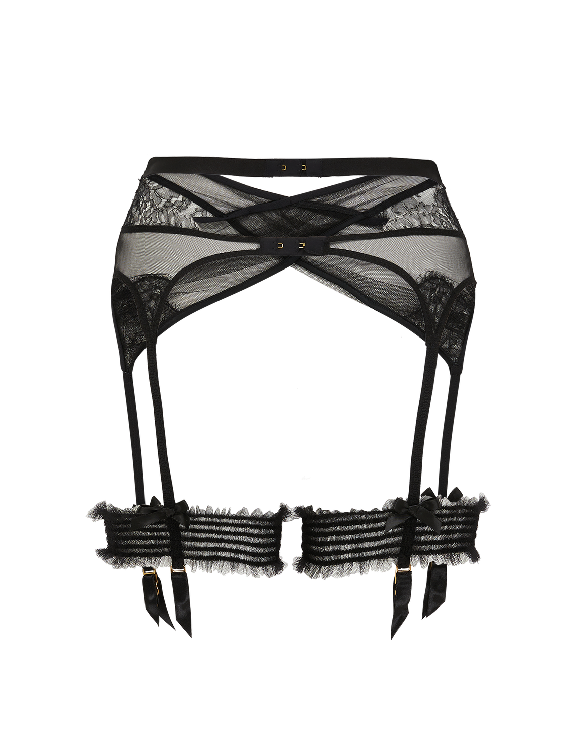 Mindie Suspender Black | Agent Provocateur