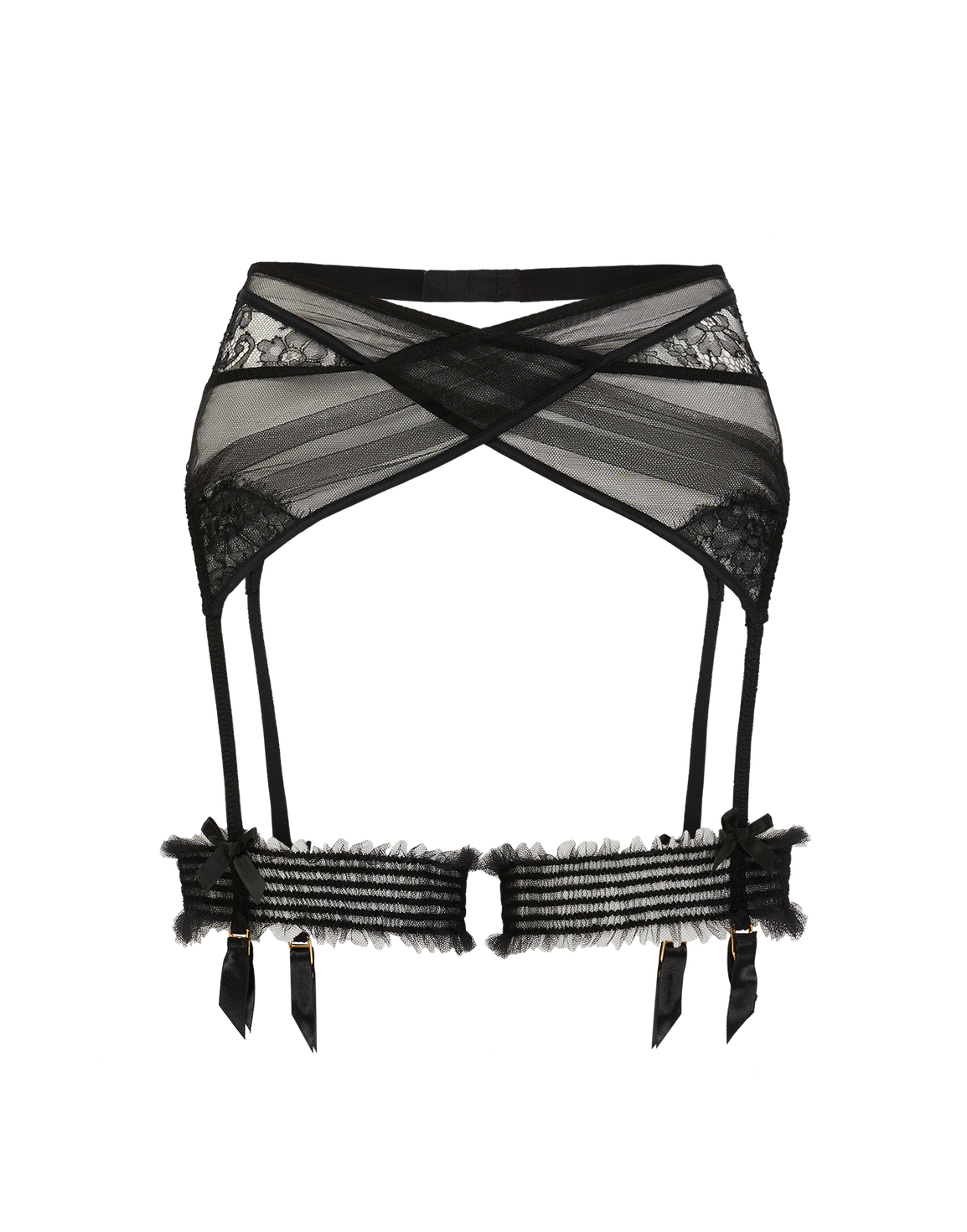 Mindie Suspender Black | Agent Provocateur