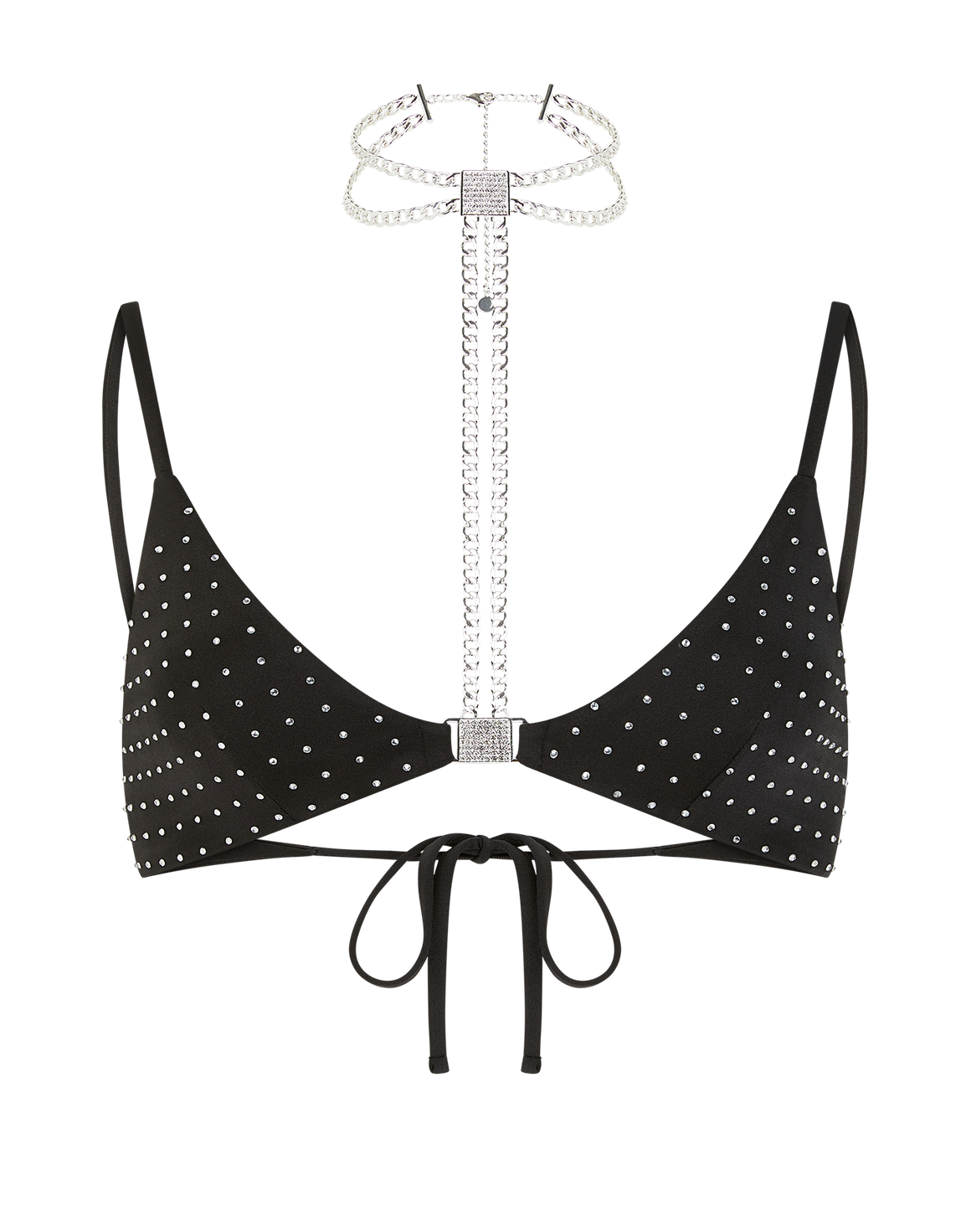 Trixina Bikini Top Black Crystal | Agent Provocateur