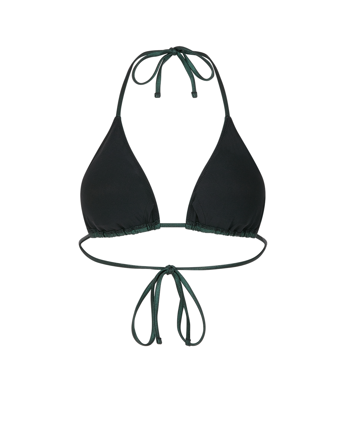 Vivi Bikini Top Green Foil | Agent Provocateur