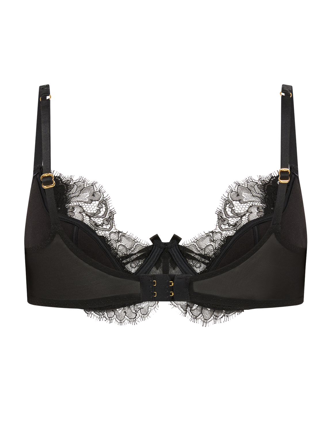 Vyxen Plunge Underwired Bra Black | Agent Provocateur