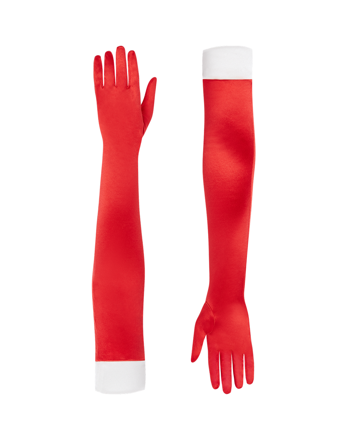 Santa Baby Gloves Red/White | Agent Provocateur