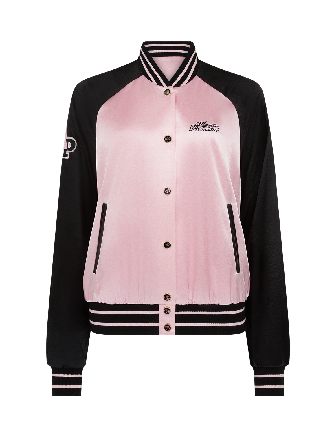 Varsity Jacket Pink/Black | Agent Provocateur