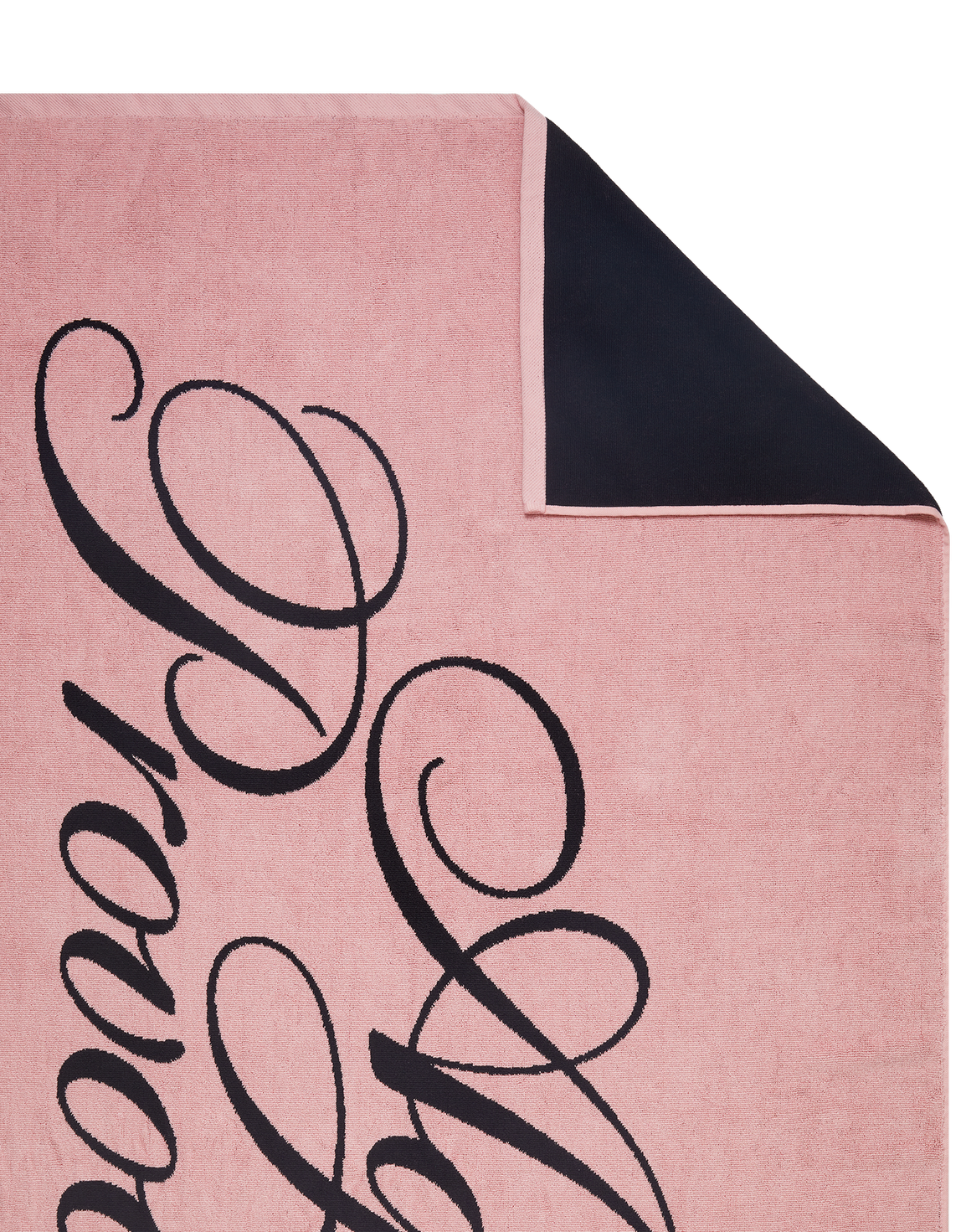 AP Towel Beach Towel Black/Pink | Agent Provocateur