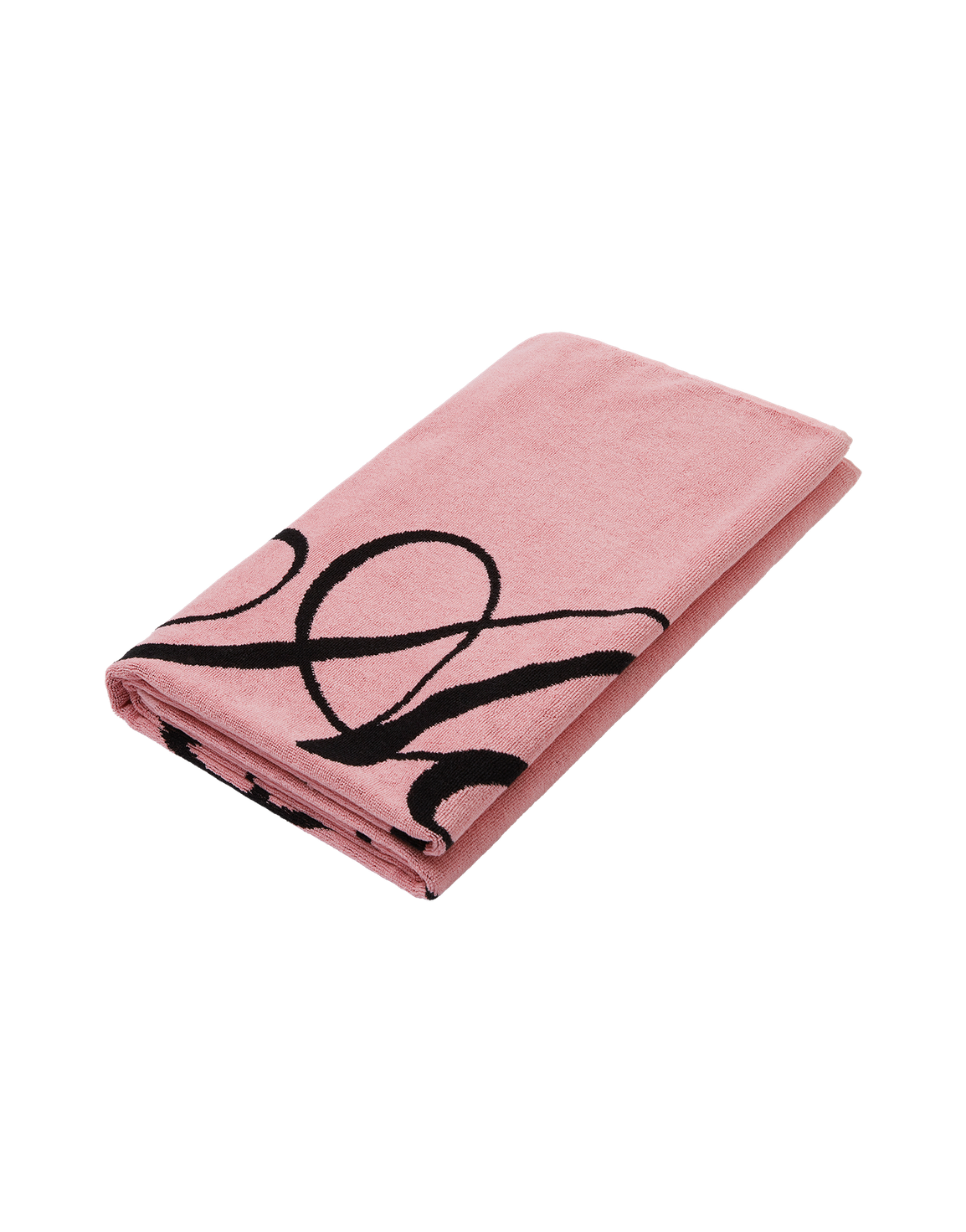 AP Towel Beach Towel Black/Pink | Agent Provocateur