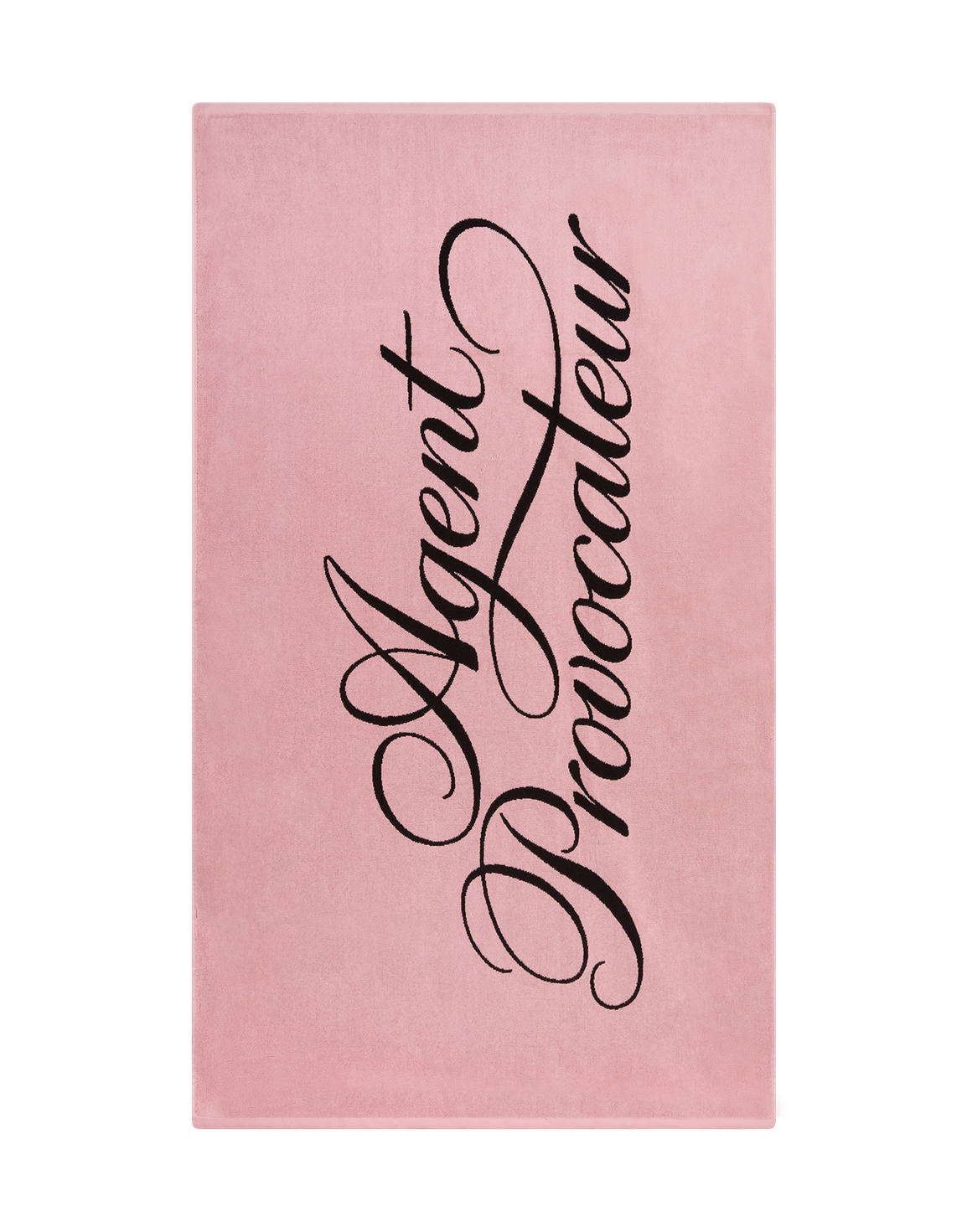 AP Towel Beach Towel Black/Pink | Agent Provocateur