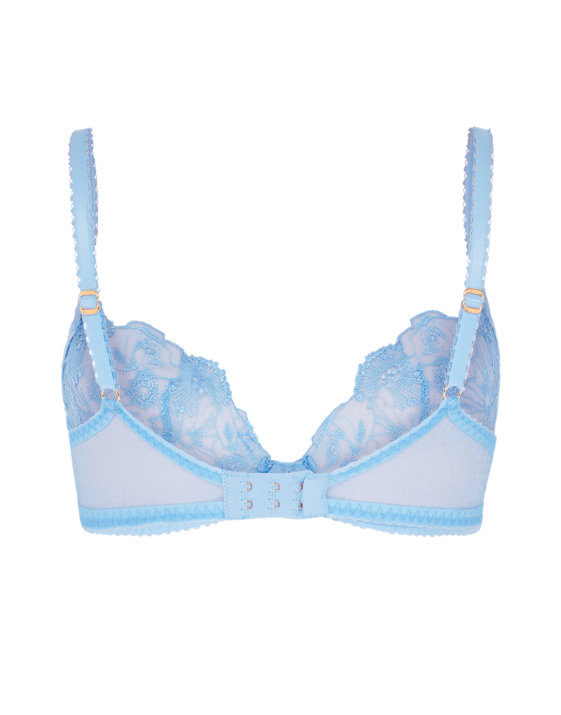 Jayce Plunge Underwired Bra Baby Blue | Agent Provocateur