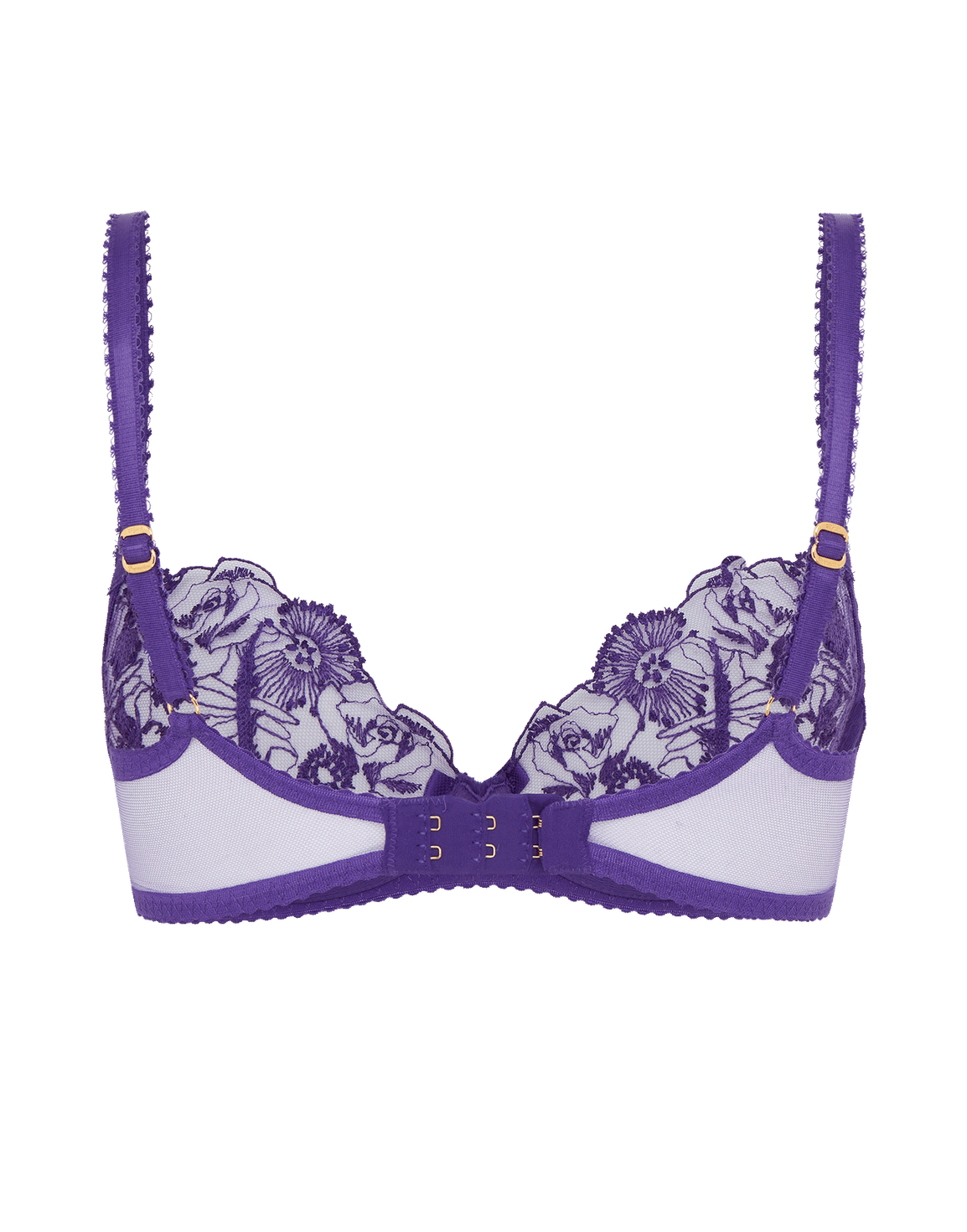 Jayce Plunge Underwired Bra Purple | Agent Provocateur