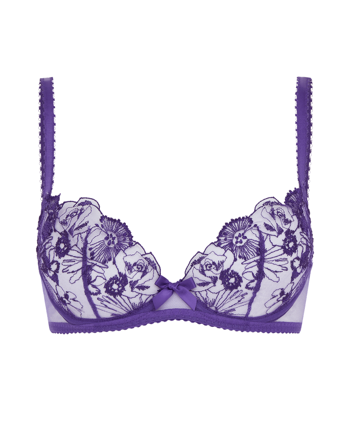 Jayce Plunge Underwired Bra Purple | Agent Provocateur