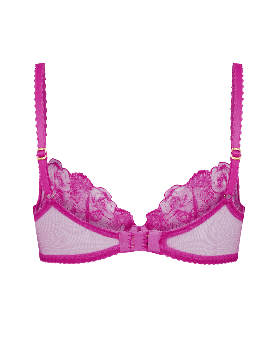 Jayce Plunge Underwired Bra Magenta/Magenta | Agent Provocateur