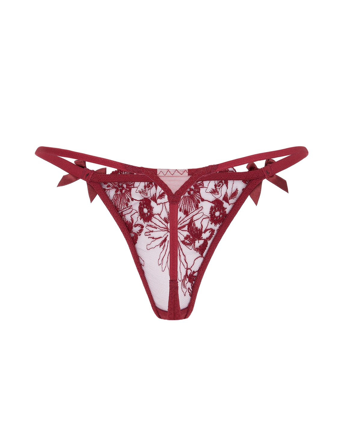 Jayce Thong Burgundy | Agent Provocateur