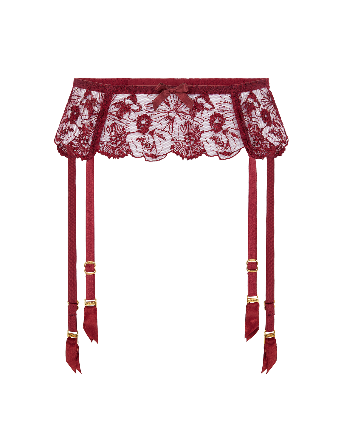Jayce Suspender Burgundy | Agent Provocateur