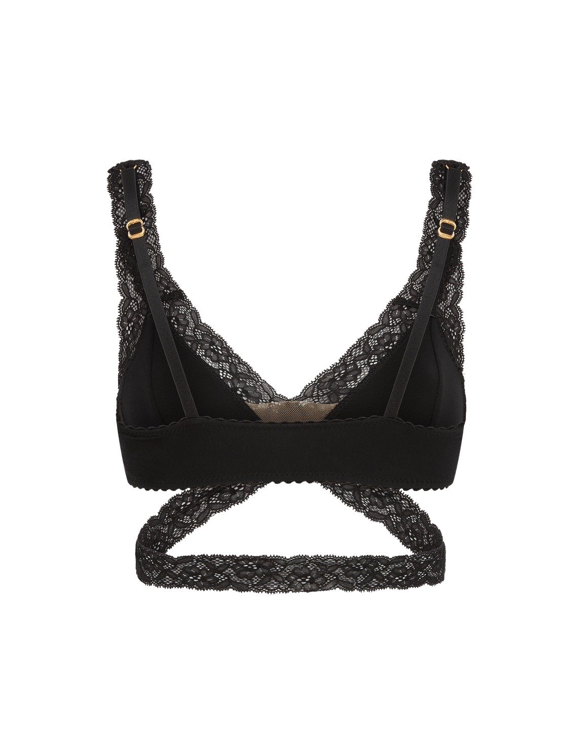 Clemmy High Apex Non Wired Bra Black | Agent Provocateur