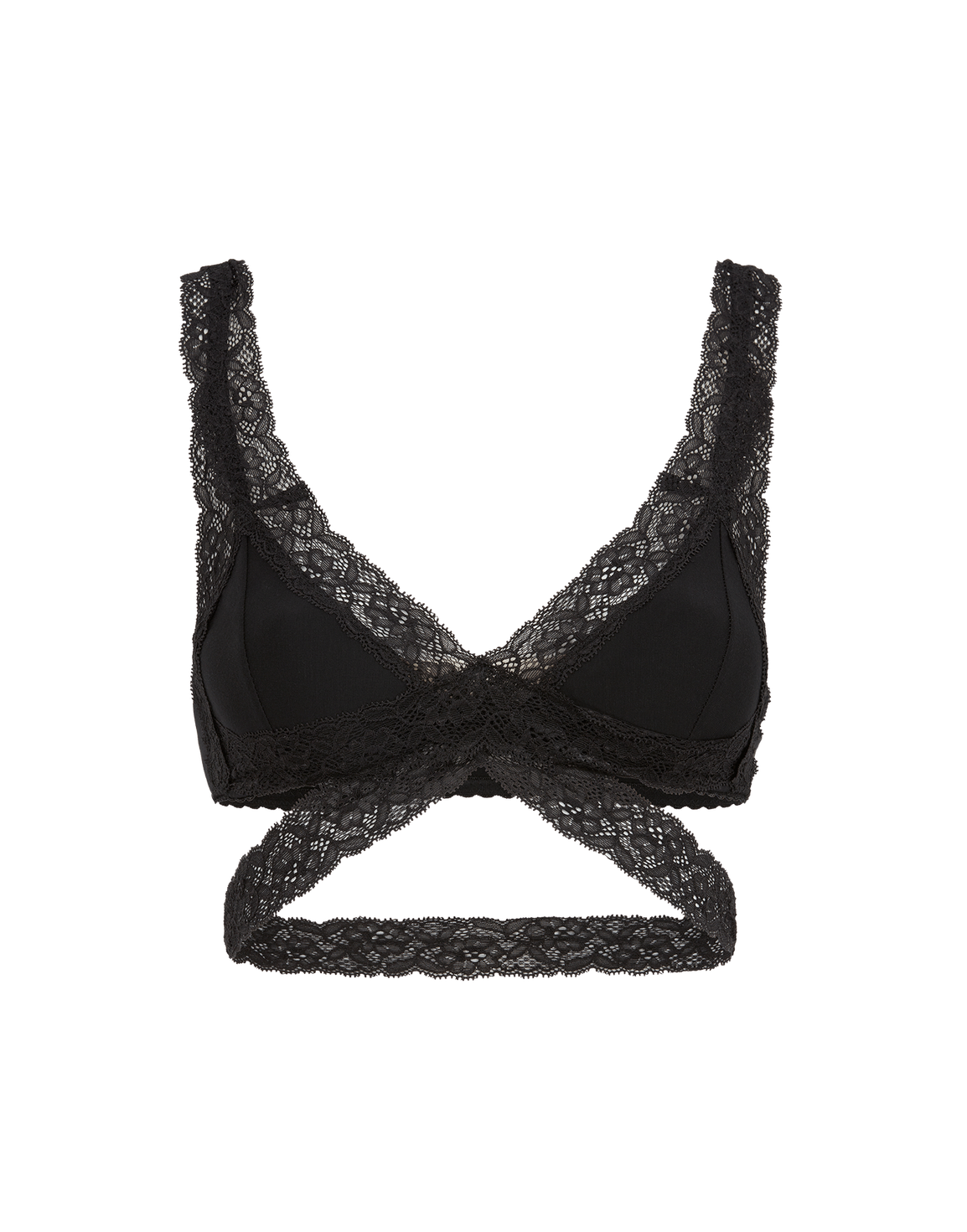 Clemmy High Apex Non Wired Bra Black | Agent Provocateur