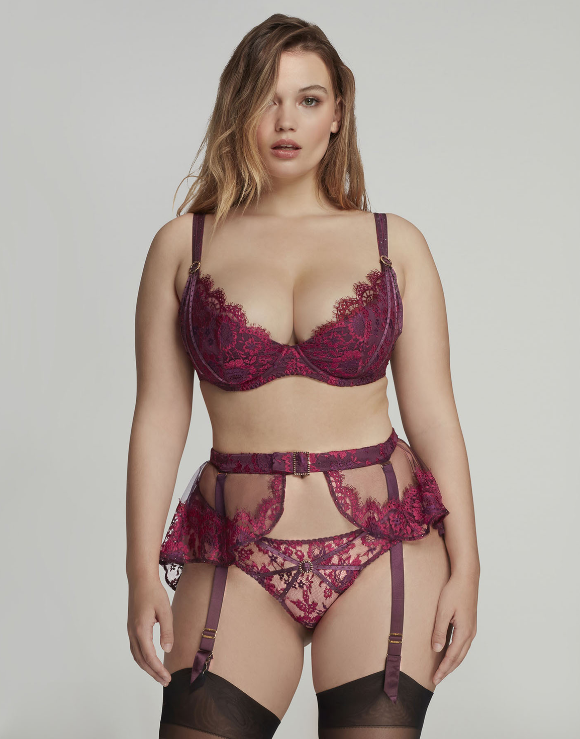 Delora Suspender Red | Agent Provocateur