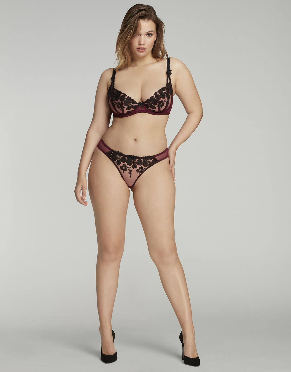 Elmina Balconette Underwired Bra Red | Agent Provocateur