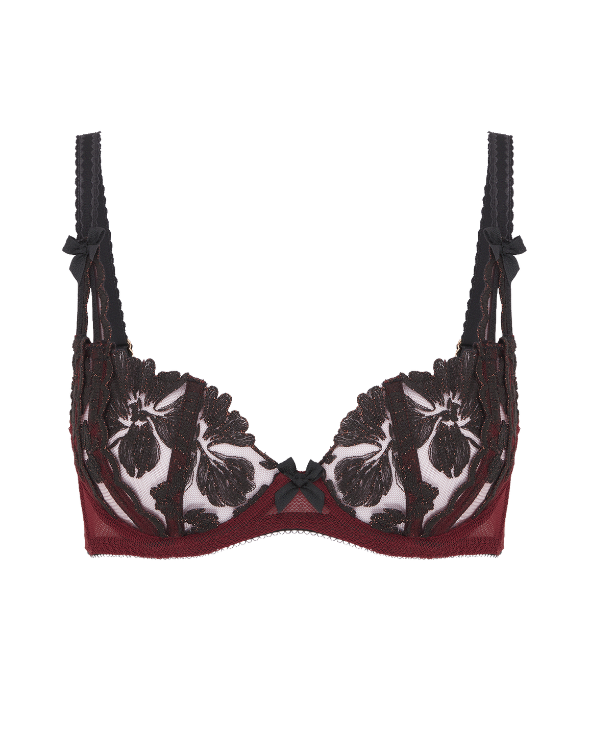 Elmina Balconette Underwired Bra Red | Agent Provocateur