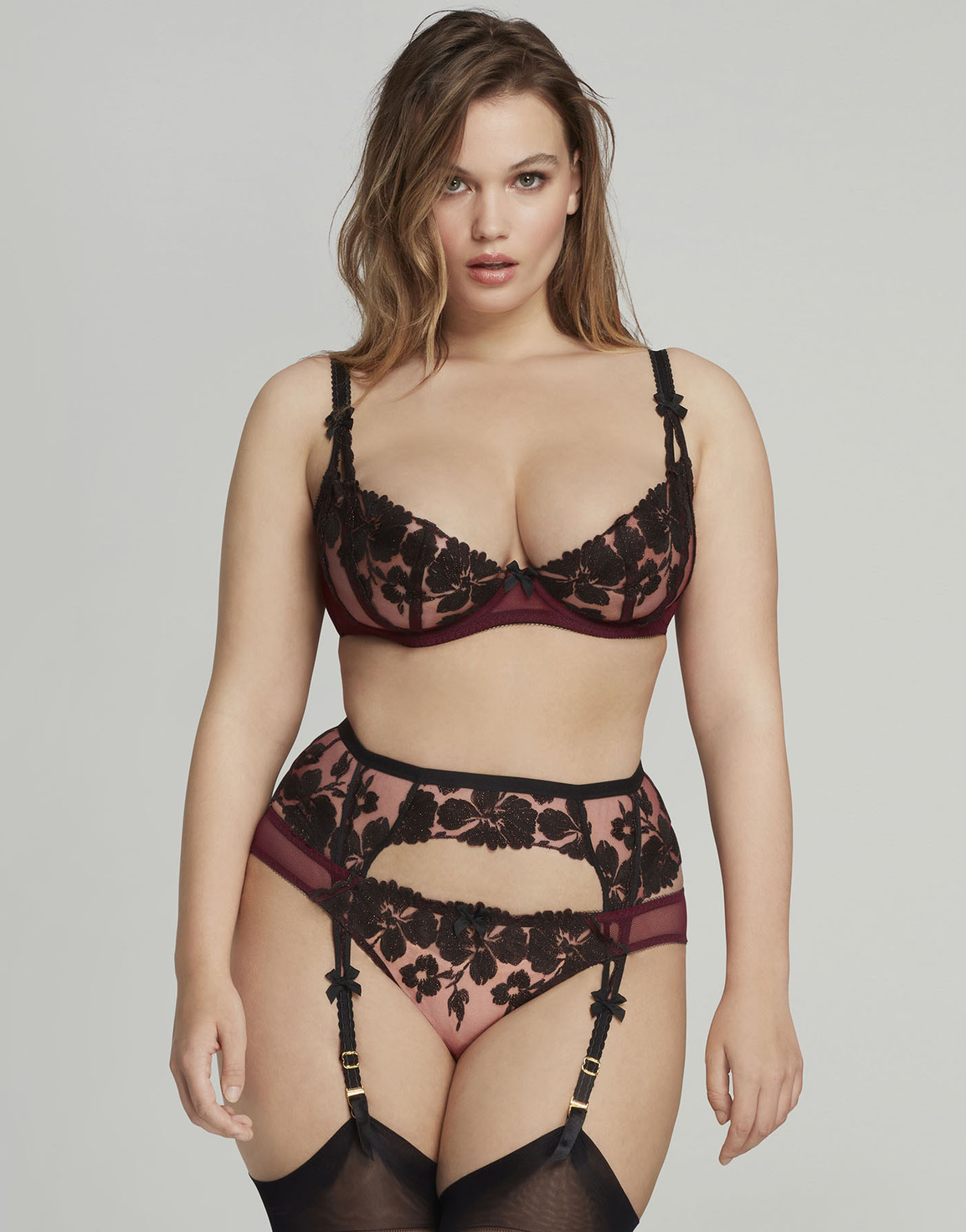 Elmina Suspender Red | Agent Provocateur