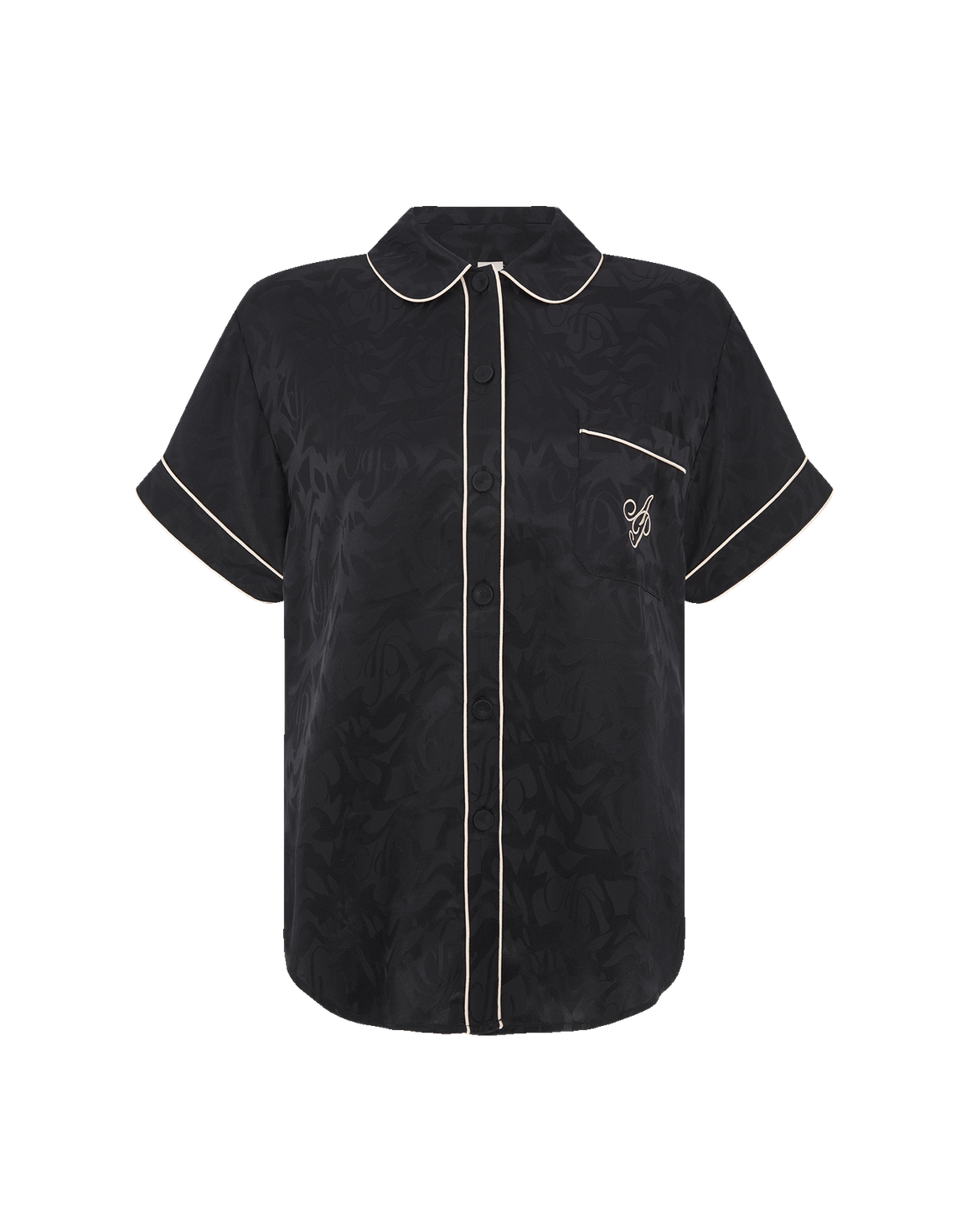 Kassidie Pyjama Shirt Black | Agent Provocateur