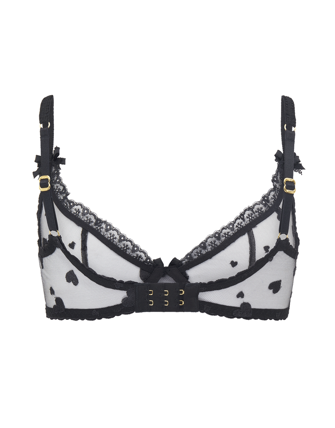 Liloe Demi Cup Underwired Bra Black | Agent Provocateur