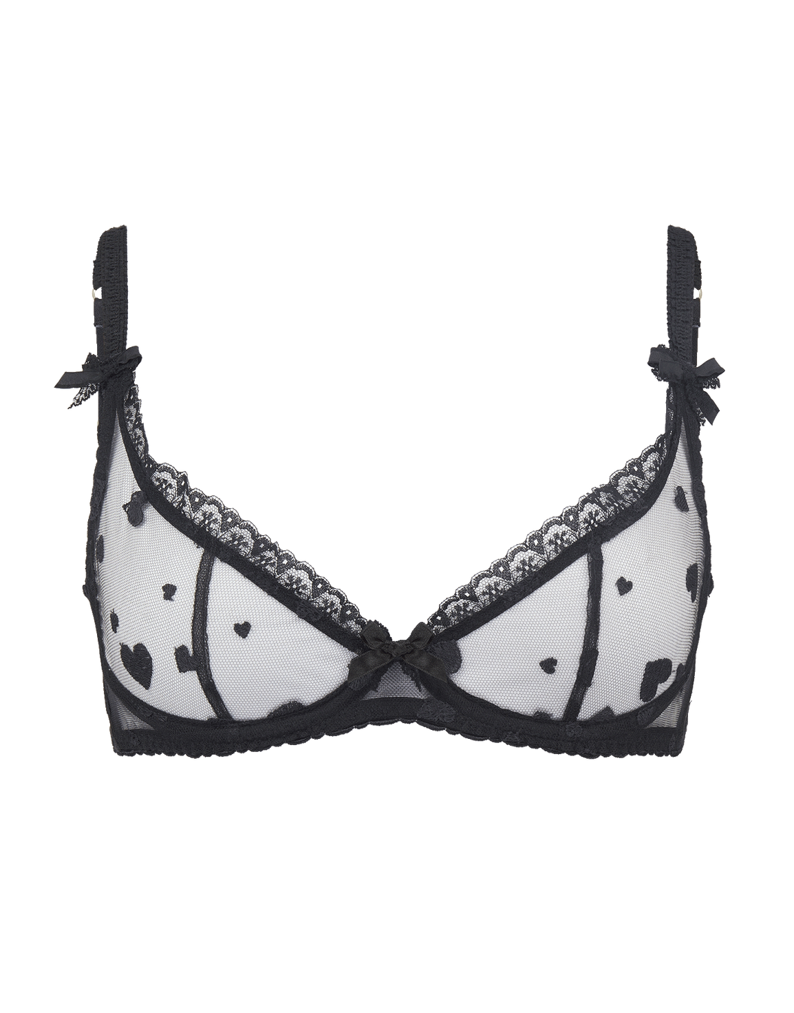 Liloe Demi Cup Underwired Bra Black | Agent Provocateur