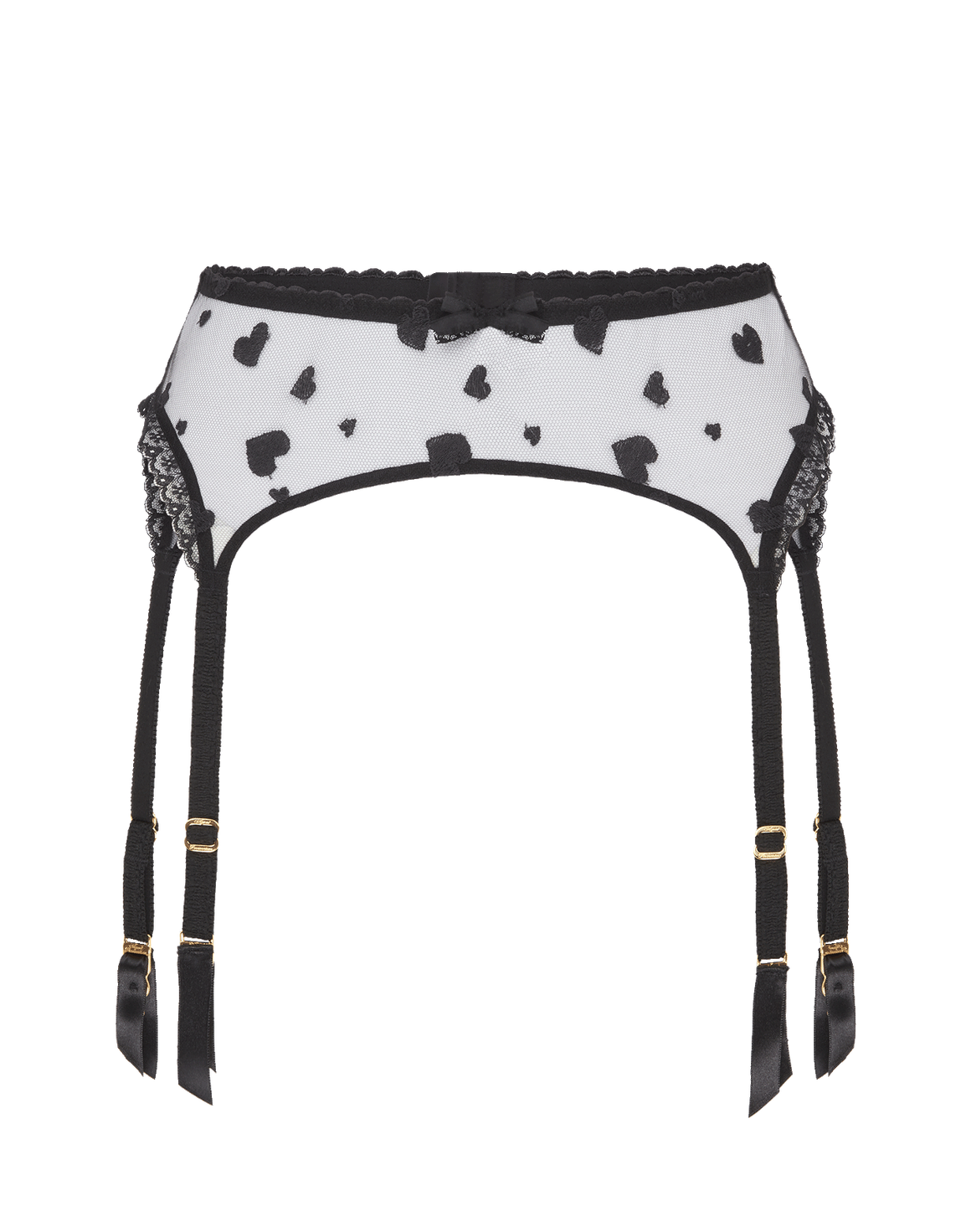 Liloe Suspender Black | Agent Provocateur