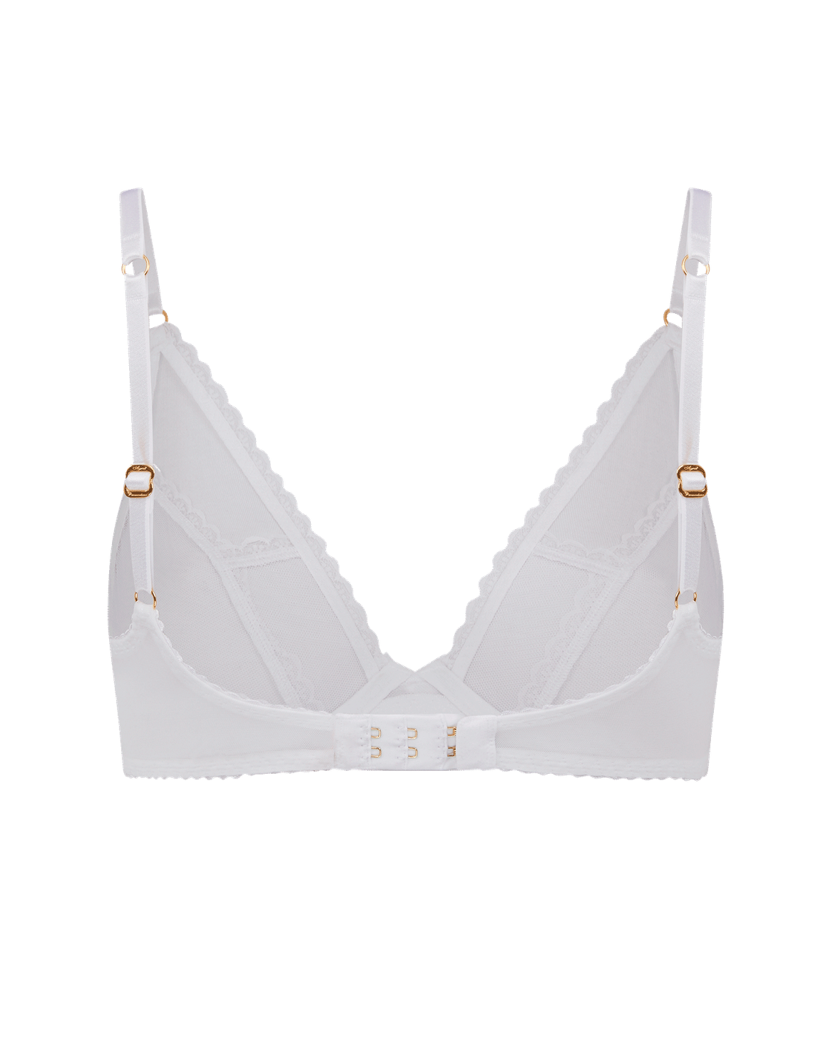 Fia Plunge Bra White | Agent Provocateur