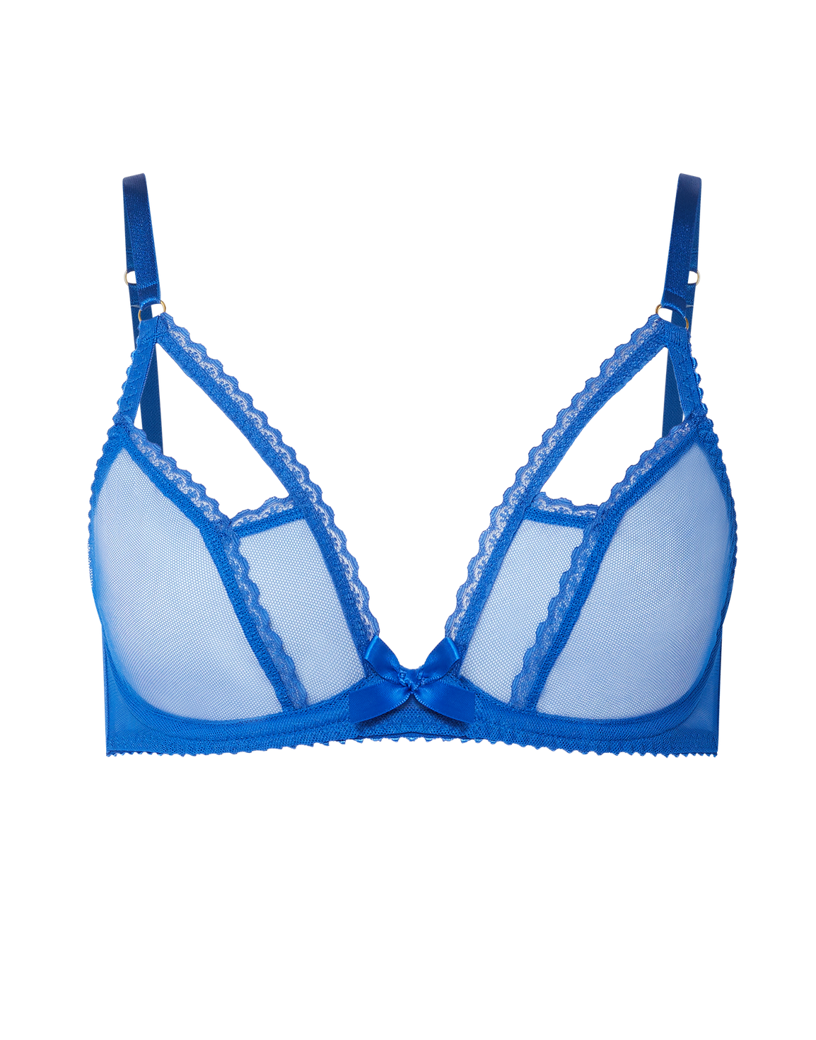 Fia Plunge Bra Cobalt | Agent Provocateur