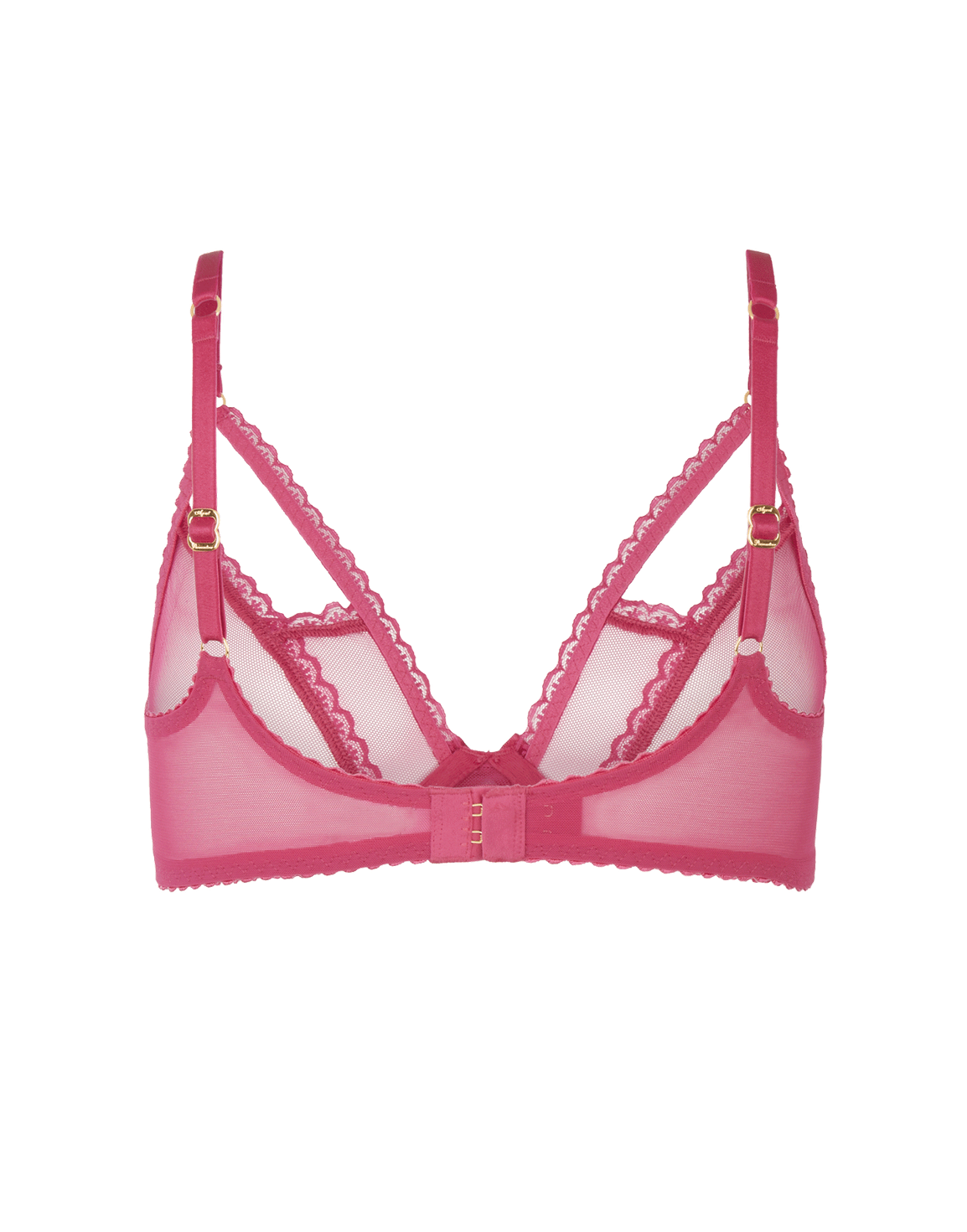 Fia Plunge Underwired Bra Pink | Agent Provocateur