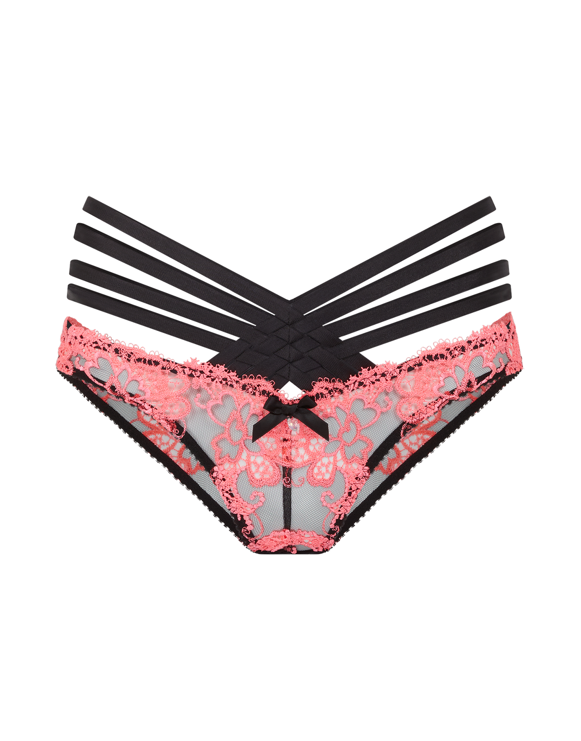 Dioni Full Brief Black/Neon Pink | Agent Provocateur