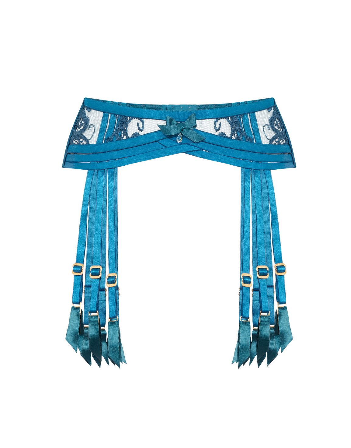Dioni Suspender Petrol | Agent Provocateur