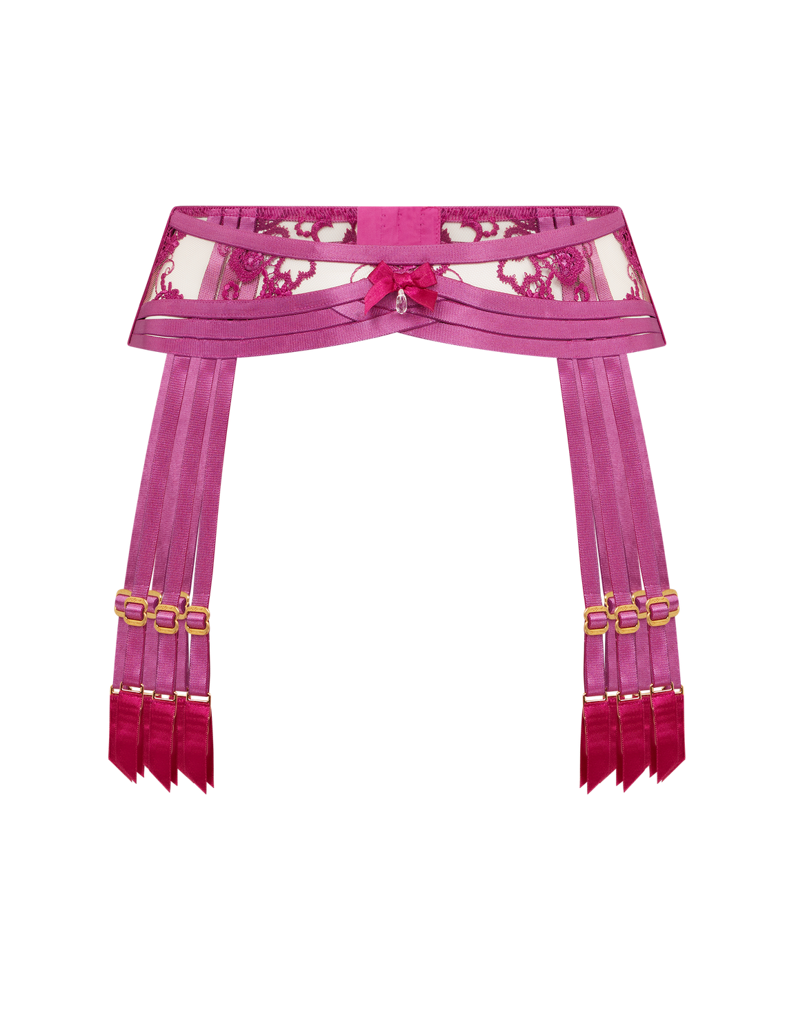 Dioni Suspender  Magenta | Agent Provocateur
