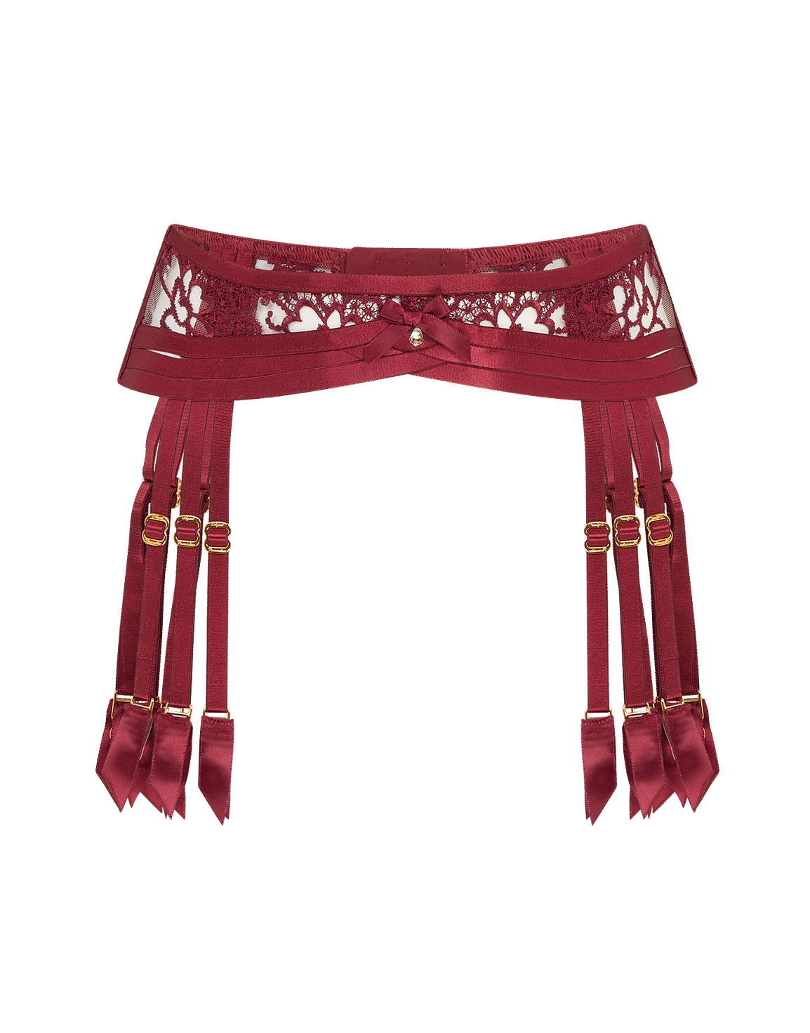Dioni Suspender Burgundy | Agent Provocateur