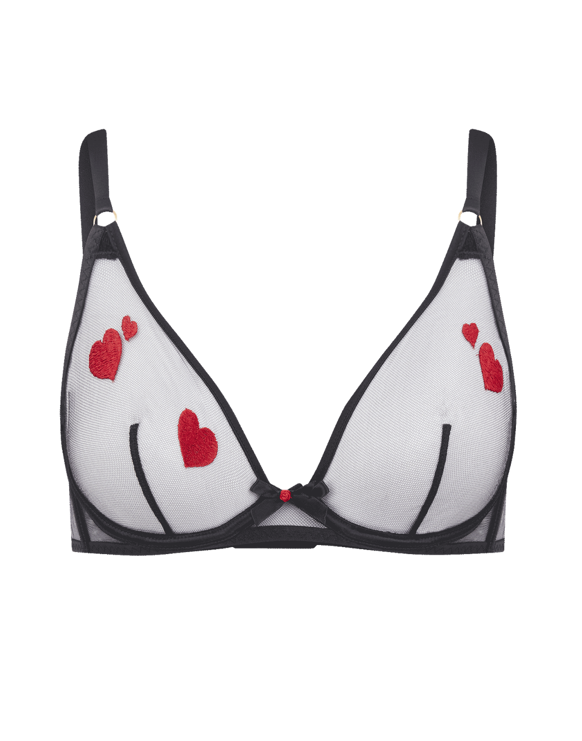 Talley High Apex Underwired Bra Black | Agent Provocateur