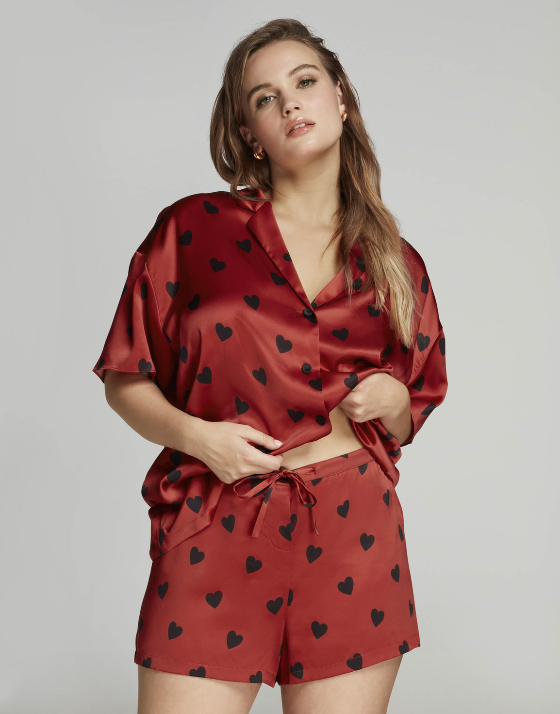 Hart Pyjama Shorts Red | Agent Provocateur