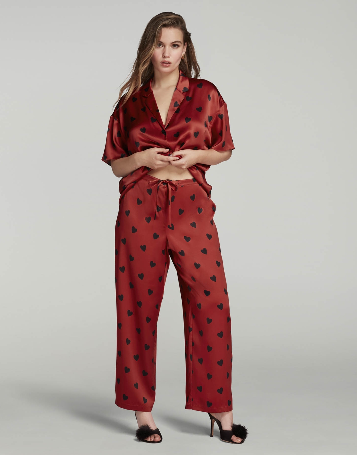 Hart Pyjama Trousers Red | Agent Provocateur