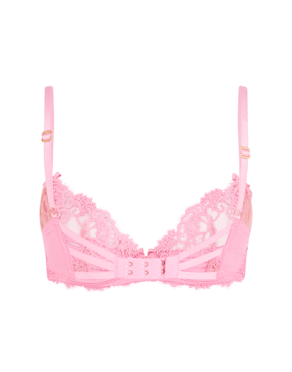 Dioni Plunge Underwired Bra Pink | Agent Provocateur