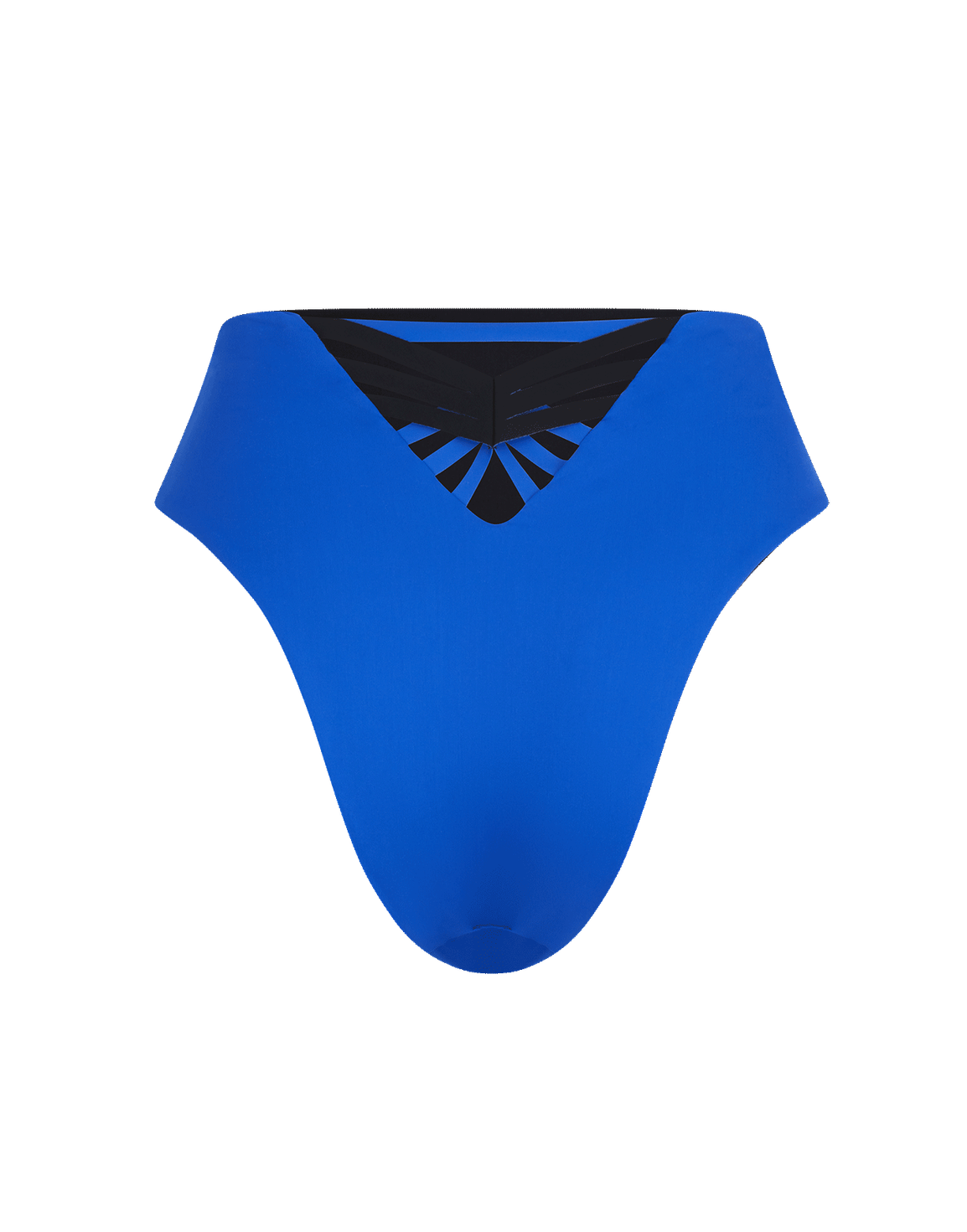 Suky Reversible High Waisted Bikini Bottom Blue | Agent Provocateur