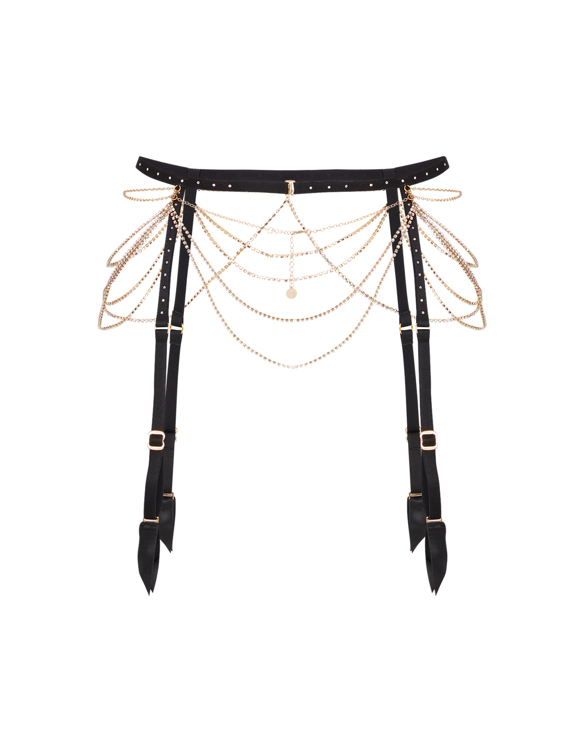 Jasmira Suspender  Black | Agent Provocateur