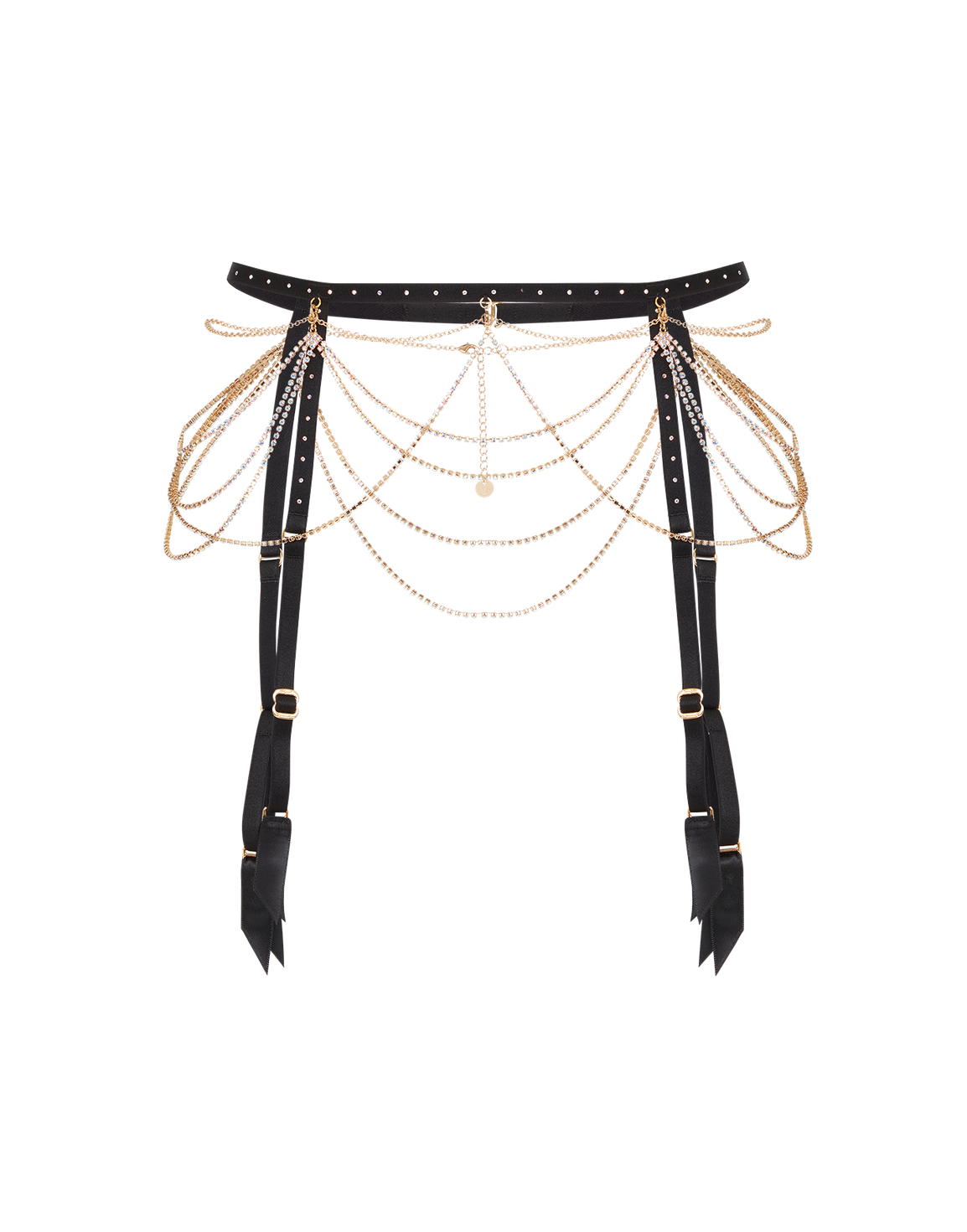 Jasmira Suspender  Black | Agent Provocateur