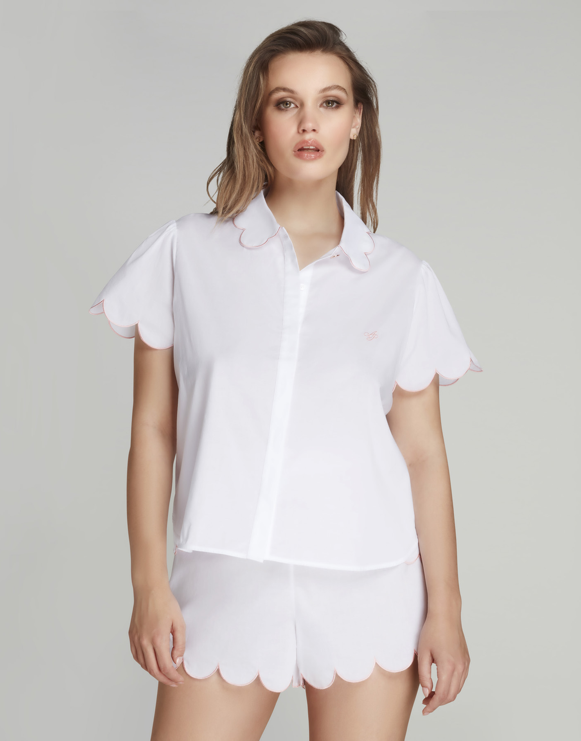 Lorna Pyjama Shirt White | Agent Provocateur