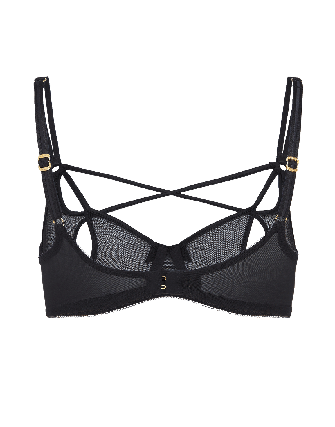 Nanci Balconette Underwired Bra Black | Agent Provocateur