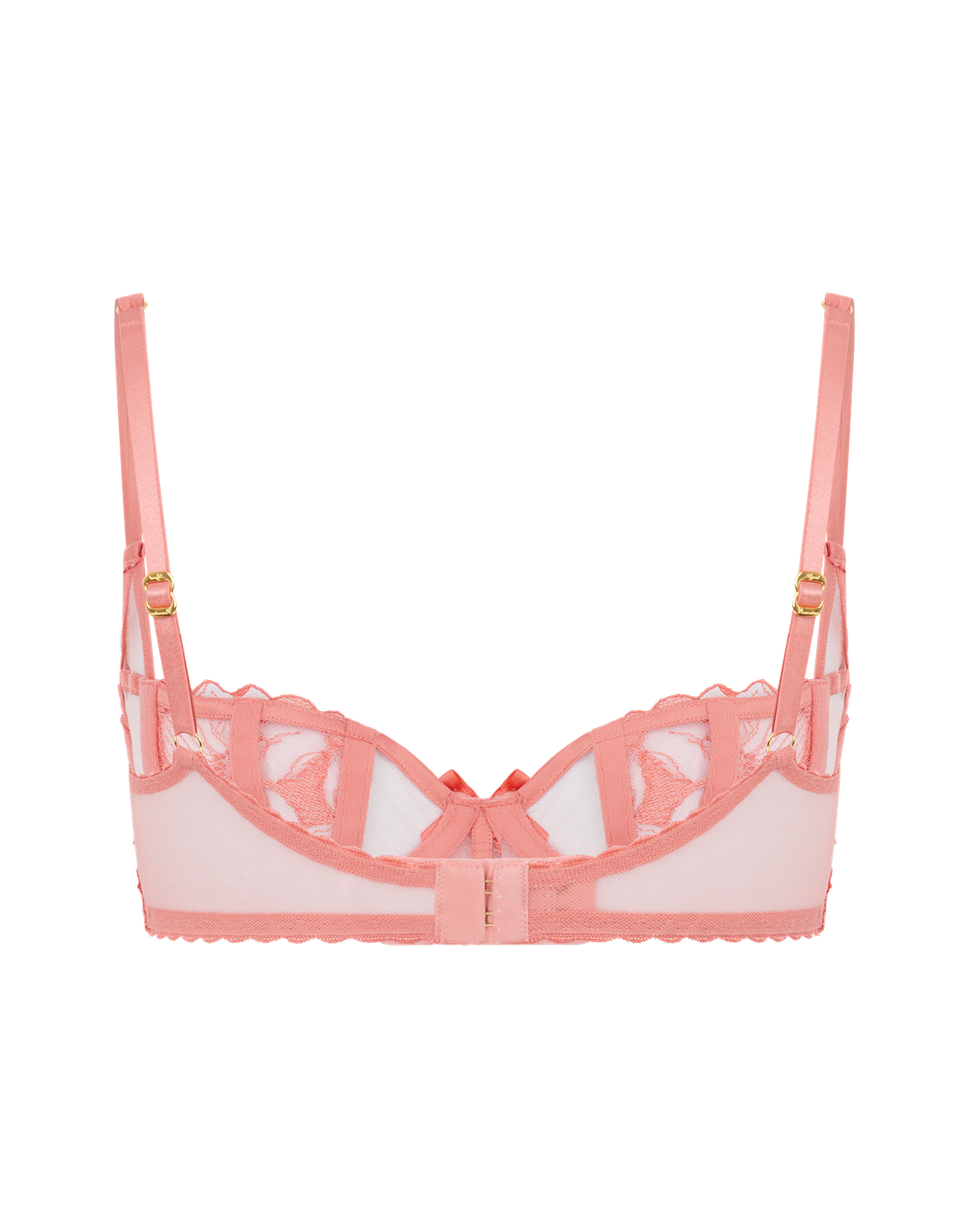 Sabinah Balconette Underwired Bra Coral | Agent Provocateur
