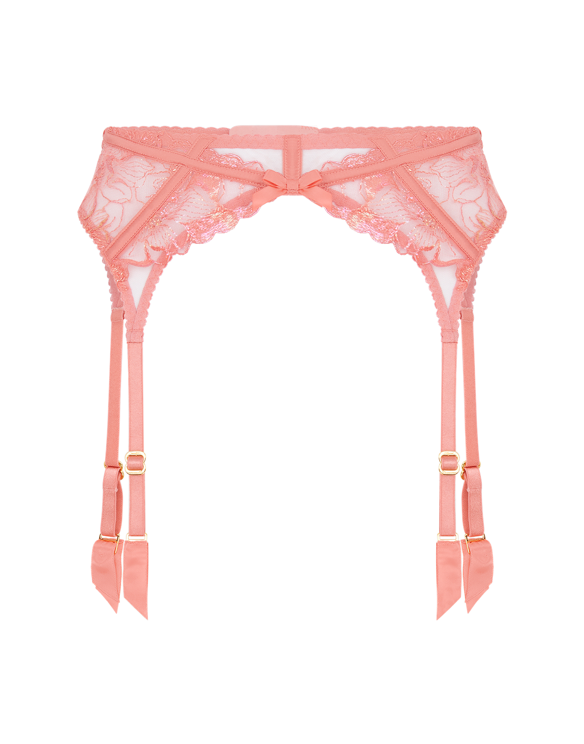 Sabinah Suspender Coral | Agent Provocateur
