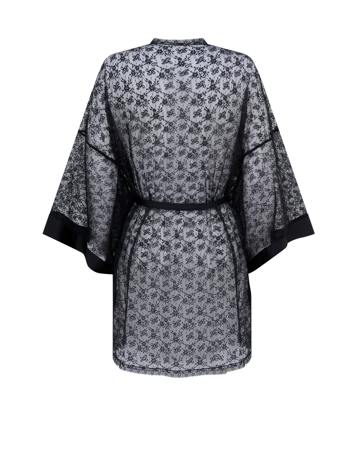 Malorey Short Kimono  Black | Agent Provocateur