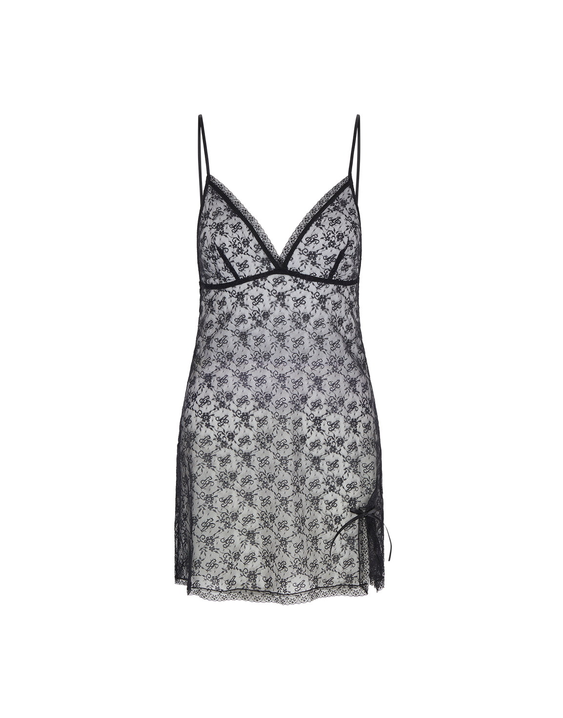 Malorey Short Slip Dress Black | Agent Provocateur